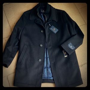 Men’s 80%wool coat jacket new with tags small